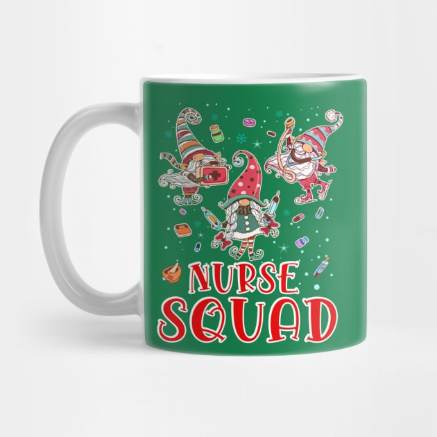 Christmas Nurse Squad Gnomies Funny by wizardwenderlust